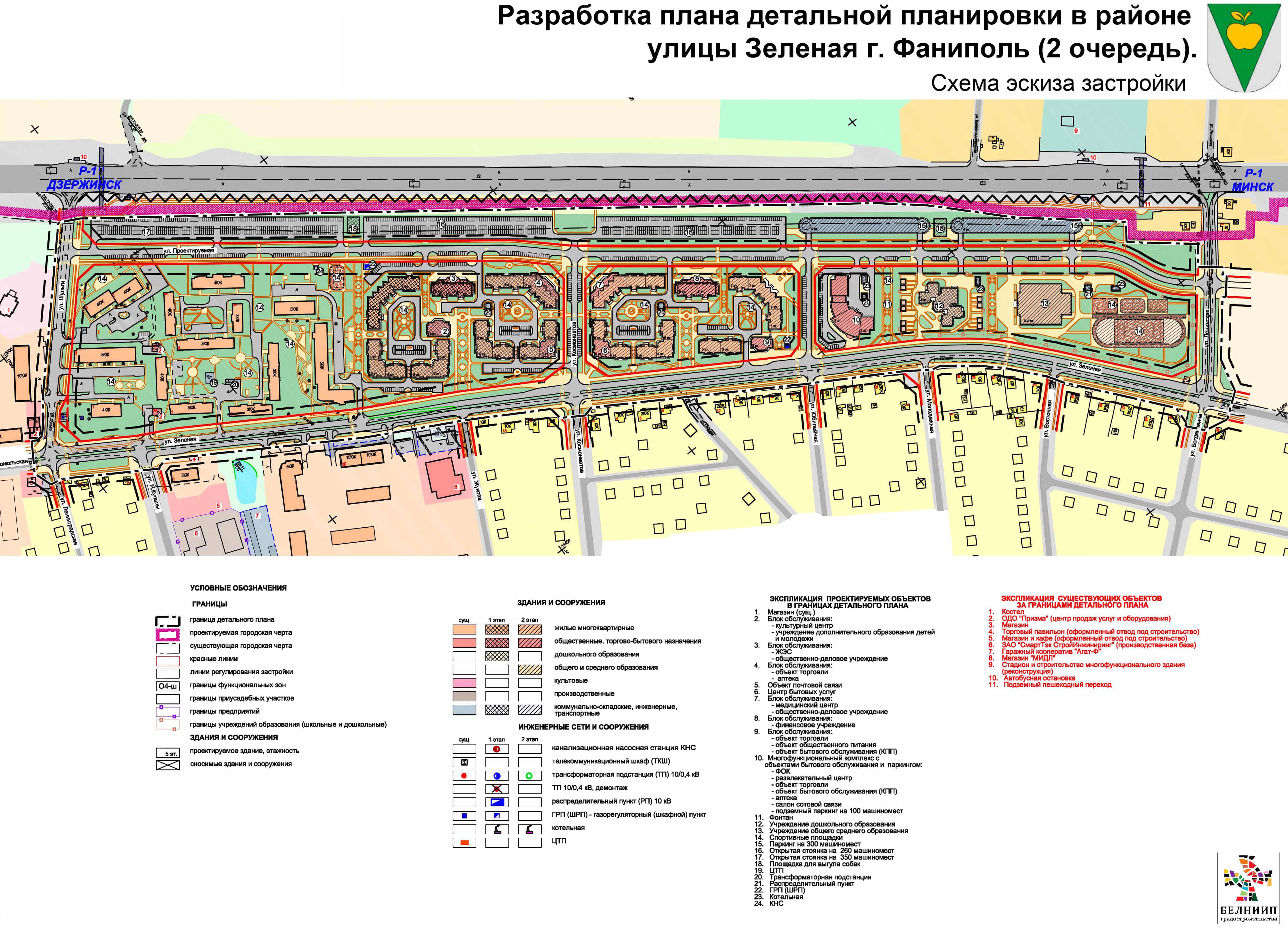 Генеральный план фаниполя